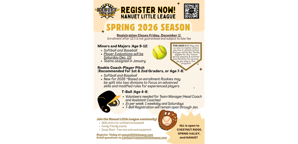 Register Now for Spring 2026